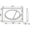 Инсталляция ALCAPLAST SET с белой кнопкой AM101/1120-31RU M70-0001