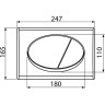 Инсталляция ALCAPLAST SET с хром кнопкой AM101/1120-31RU M71-0001
