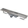 Водоотводящий желоб ALCAPLAST APZ6S-1050 PROFESSIONAL с порогами для цельной решетки, горизонтальный слив